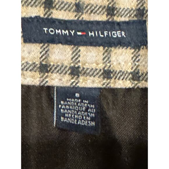 Tommy Hilfiger fall Plaid tan & black skirt with pockets size 8 - Picture 7 of 8